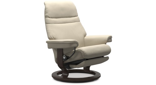 Stressless® Sunrise Leather Recliner - Classic Power Leg & Back - 2 Sizes Available - Special Buy